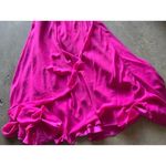 Vintage Fiesta Women’s Prom Formal Hot Pink Stones Layered Dress Women’s Size M Size M Photo 14