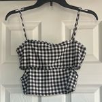 Caution to the Wind 💝Gingham plaid cutout cami crop top💝 Photo 1