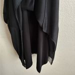 Sweet Storm Chic Asymmetrical Black and White Empire Waist Dress L Photo 8