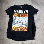Marilyn Monroe  Black Graphic Night Shirt SIZE 3X Photo 0