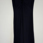 Patagonia Black Bandha Twist Front Sleeveless stretch Jersey Midi Dress | S Photo 0