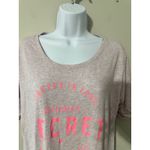 Victoria's Secret Pink Graphic Tunic Sleep Shirt Dress Top SIZE S Lounge Photo 2