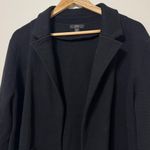 J.Crew  Sophie Knit Open Blazer Size Large Cotton Black Cardigan Merino Wool Photo 4
