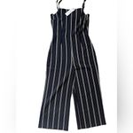 Cupcakes and Cashmere Womens Navy Green Striped Jumpsuit Size 2 NWT Photo 2