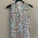 Rachel Zoe button front floral tank Photo 0