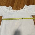 Trina Turk NWT White Antu Off-the-Shoulder Textured Blouse Size Small Photo 8