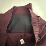 Avenue size 14 petite pull on pants with pockets, tommy panel control burgundy Photo 3