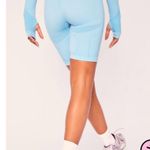 Pretty Little Thing  /Women’s SPORT BRIGHT BLUE SEAMLESS CONTRAST DETAIL SHORTS NWT Photo 5