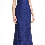 AQUA  DRESSES Womens Blue Sleeveless Full-Length Formal Mermaid Dress Size 2 Photo 0