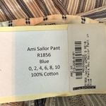 Lemlem Ami Sailor Stripe Wide Leg Pants Size 4 Blue White Photo 5