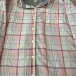 L.L.Bean Pink Fleece Plaid Shirt Photo 1