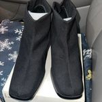 Chico's  black fabric ALEX pull-on BOOTIES Photo 1