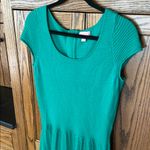 Lilly Pulitzer  Hazel Sweater Dress Emerald Green Holiday‎ Wool Fit & Flare Large Photo 3