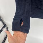 Barefoot Dreams  cozychic lite fuzzy ho Lo thumb holes warm shirt black soft sz S Photo 3