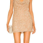 RETROFETE X REVOLVE MICH SEQUIN DRESS NUDE L Size L Photo 0