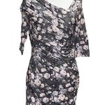 Rare London  Wrap Asymmetrical Floral Roses Dress 6 Photo 0