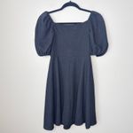 Sunday in Brooklyn Anthropologie Small Ruched Body Swing Mini Dress Puff Sleeve Photo 5