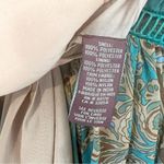 Anthropologie Ranna Gill Beaded Sequin
Paisley Teal Maxi Dress Size 0 Photo 6