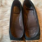 Tory Burch Pacey Driver Green Suede Snakeskin Cap Toe Ballet Flats Size 6.5 M Photo 3