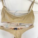Gold Shimmer Women's Bikini Set Size XXS Photo 1