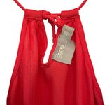 ASOS | red tie front beach romper Size 6 Photo 2
