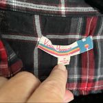 Vintage Havana  Distressed Black and Red Plaid with inside out theme. Size M Photo 3