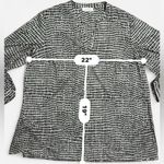 Calvin Klein Black & White Geo Print Tunic Blouse Photo 4