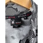 Spyder  Active Women's Pullover Camo Half Zip Mock‎ Neck Top Gray Size M NWOT Photo 2