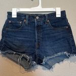 Levi's  Dark Blue Jean Shorts Photo 0