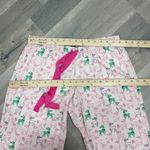 Victoria's Secret Victoria’s Secret Holiday Reindeer Print Flannel Sleep Lounge Pants Pink Small Photo 7