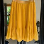 A New Day  Yellow Pleated Skirt Photo 3