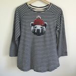 Columbia Bear Wearing Hat Striped Long Sleeve Tee Photo 1