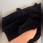 Draper James  Black Velvet Pants Cropped Festive Party Holiday NWT Sz MED Photo 2