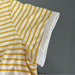 Old Navy  Free Thinker Yellow Striped T-Shirt Sz XXL Photo 6