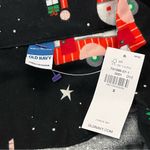 Old Navy Christmas Camper Print Flannel Pajama Shirt Button Front Black S Photo 2