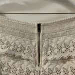 American Eagle AEO Off White Crochet Lace Tiered Skirt size 2 Photo 4