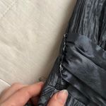 Jump Y2K apparel grey satin strapless mini dress with crinkle texture Photo 2