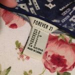 Forever 21 Navy Blue White Aztec Tribal Print Loose Dress Photo 6