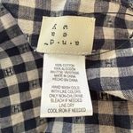 A New Day  women's blue and white gingham check square scarf/wrap 23.5" Photo 5