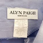 Alyn Paige  Vintage Tafetta Mini Dress Jacket Set Textured Periwinkle Blue Photo 12