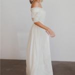 Baltic Born NWT  Harper Ivory Smocked Dress Off The Shoulder Women’s Size S Photo 2