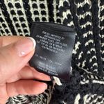 Moth Anthropologie Open Front Chunky Knit Cardigan Size XS Neutral Layering Cozy Black Photo 5