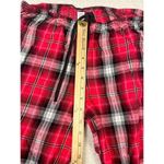 Victoria's Secret  Shimmer‎ Cotton Flannel long sleeve Pajama Set black pink plaid Photo 8