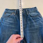 RE/DONE  Originals 90s High Rise Loose Jeans in Destroyed Broken Blue‎ size 25 Photo 11