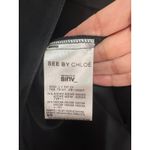 See By Chloe  Black Sheath Dress 3/4 Sleeves Sz 4 Photo 8