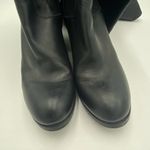 barney's new york Black Soft Leather Pull On Over The Knee Boots Size 40 Photo 8