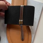 Catherine Malandrino Catherine’s Black and Brown Women's Sandals Slip ons Flats size 8 Photo 12