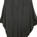 Michael Stars  Dolman Tapered Tunic Top Dress size S Black Photo 5