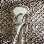 Lucky Brand  Los Cabos Crochet Bikini Top NWT size Medium Sand High‎ Neck Halter Photo 6