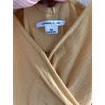O'Neill  Dress Womens Medium Yellow Wrap Mini Beachy Coastal Boho Surf‎ Travel Photo 2